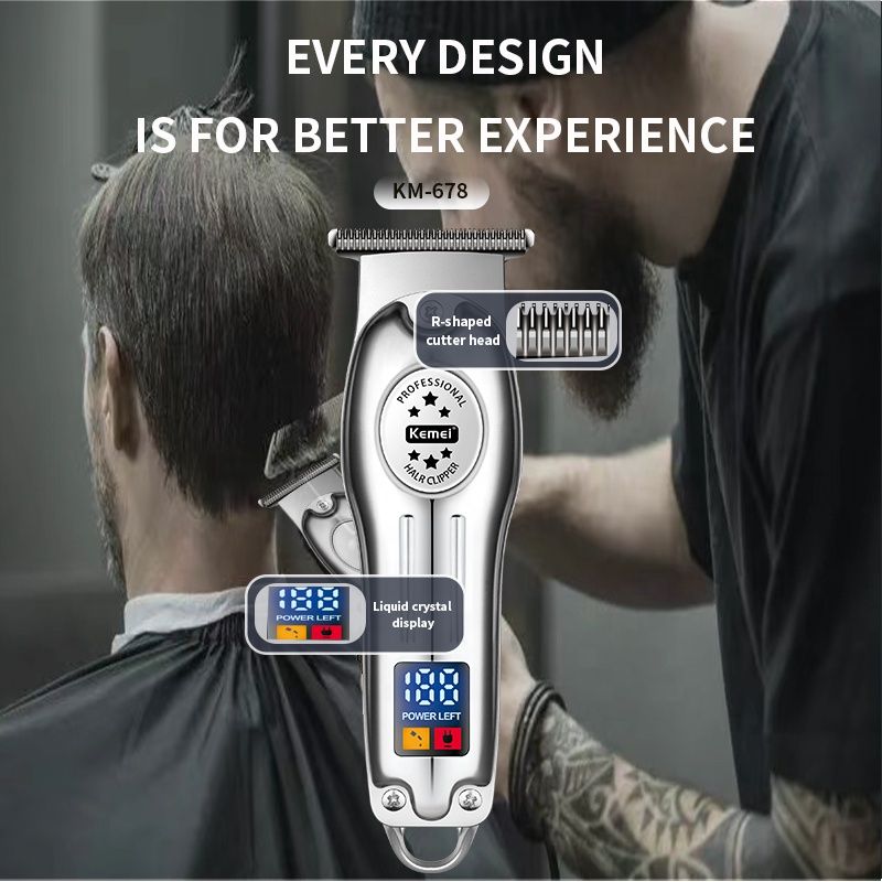 KEMEI-678 USB Charging Clipper Hair Nose Trimmer
