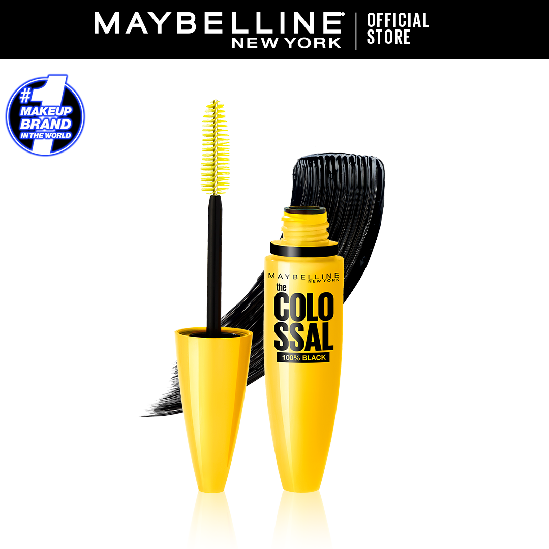 Maybelline New York Colossal Volume Express Mascara 100 Black GB Cosmetics