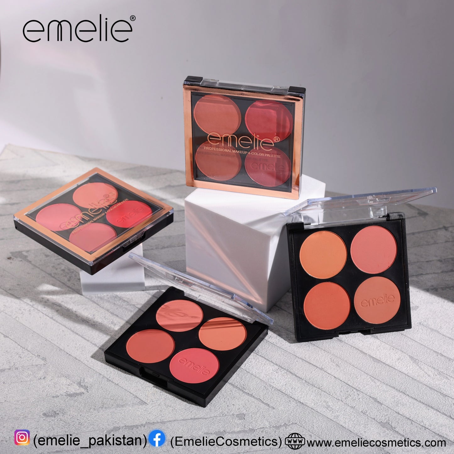 Emelie 4 Colour Blushon Kit