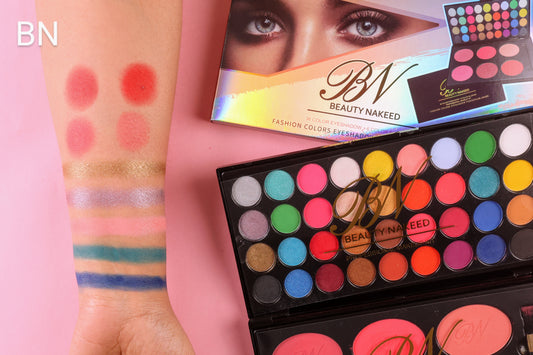Beauty Naked 36 Eyeshade & 6 Blushon Kit