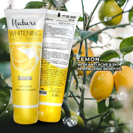 Nature Lemon Whitening Face Wash (100ml)