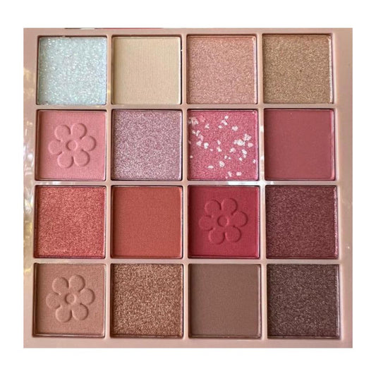 LAREEN 16 Colours Flower Eyeshade Kit