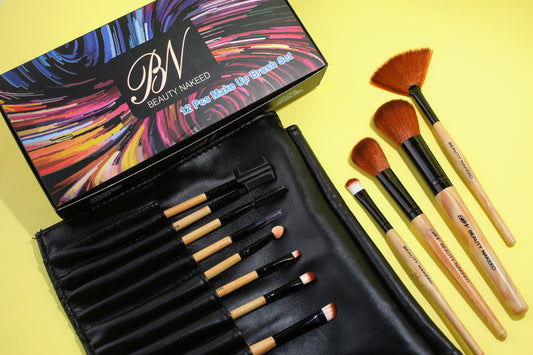 Beauty Naked 12 pcs Brush Set