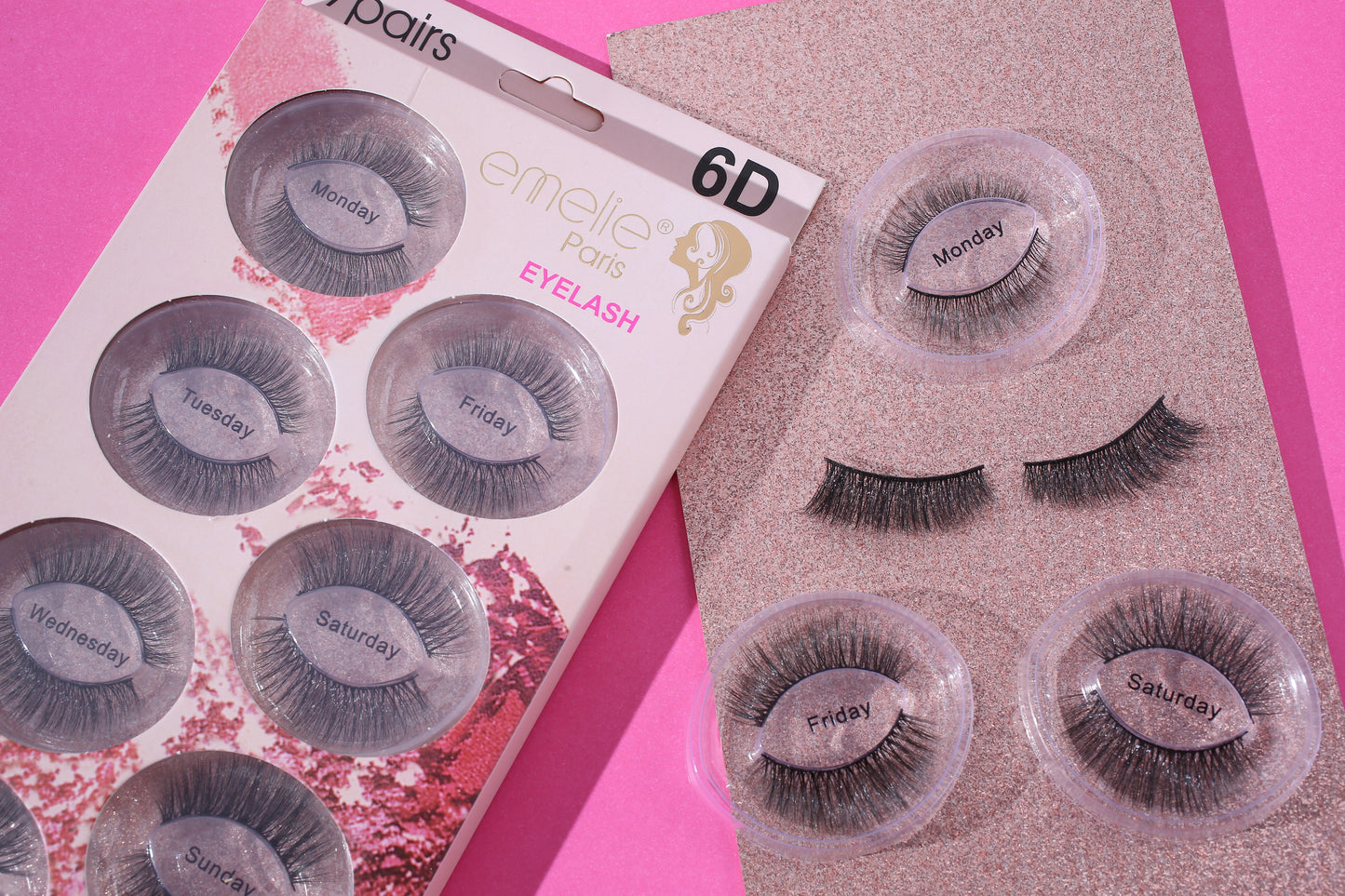 Emelie Eyelashes 7 pcs pack