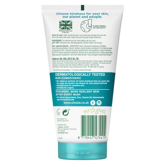 Simple Purifying Gel Facial Wash