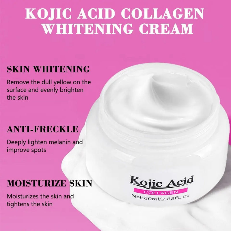 GUANJING Kojic Acid Collagen Whitening Cream 80ml
