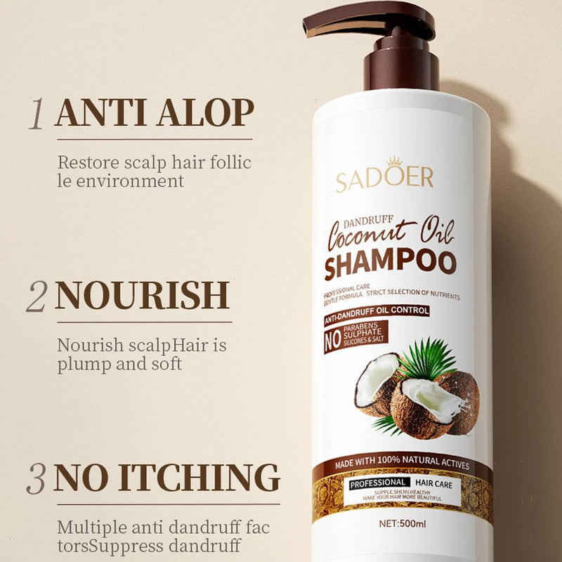 Sadoer Dandruff Oil Control Coconut Oil Shampoo 500ml