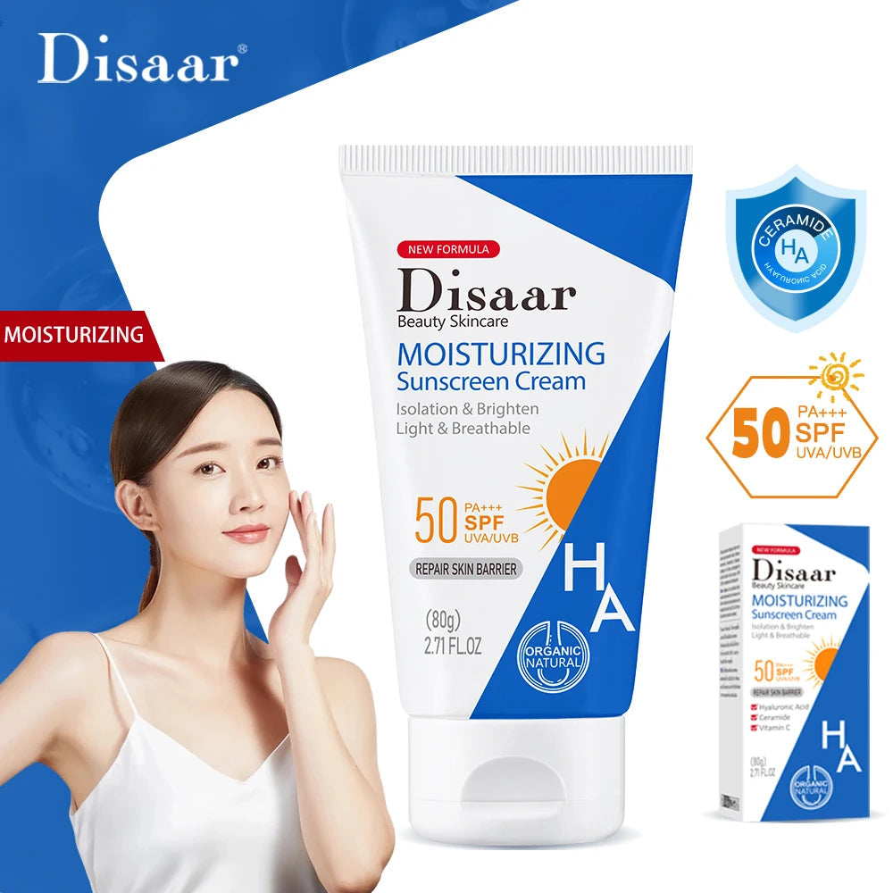 Disaar Moisturizing Sunscreen Cream SPF50 80g