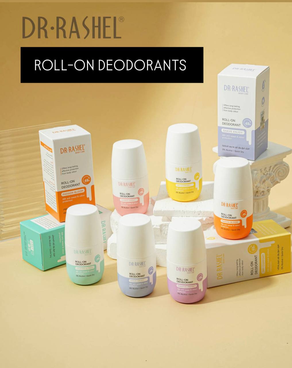 Dr. Rashel Roll On Deodorant Advance Bright 50ml
