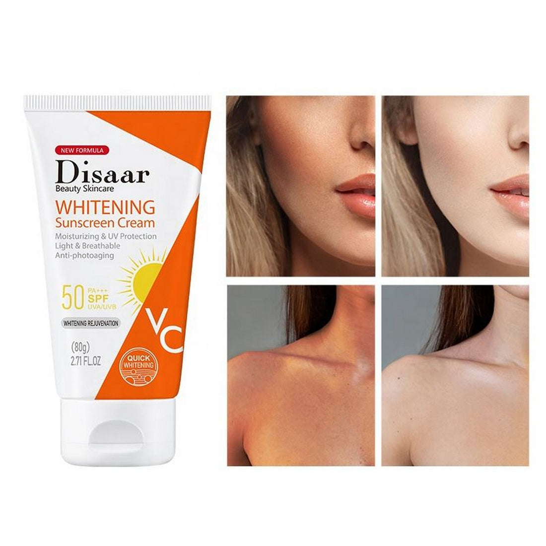 Disaar Whitening Sunscreen Cream SPF 50