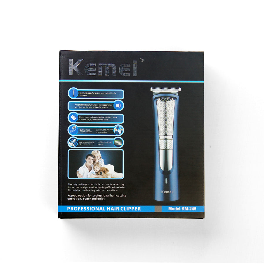 Kemei KM-245 Trimmer With Comb Set