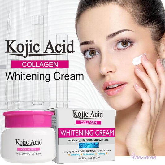 GUANJING Kojic Acid Collagen Whitening Cream 80ml