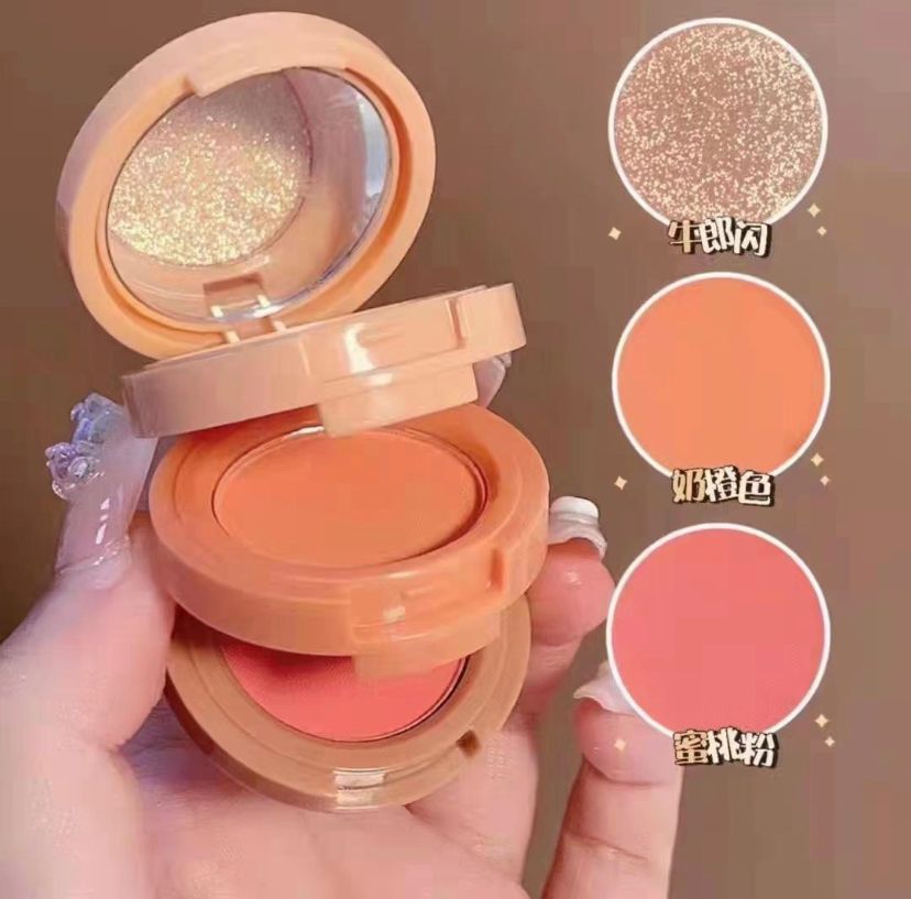 3 In 1 Highlighter Blusher Hudamoji GB Cosmetics