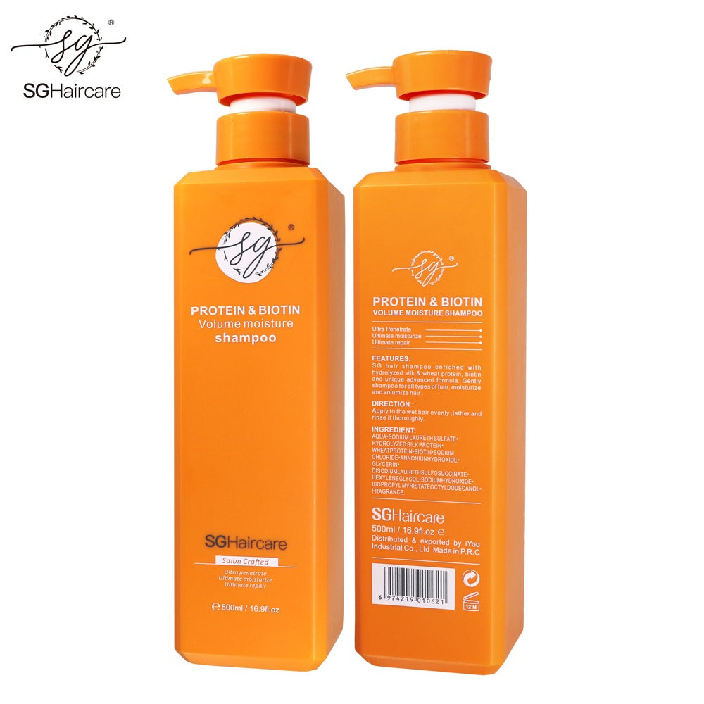 SG Hair Care Protein & Biotin Volume Moisture Shampoo