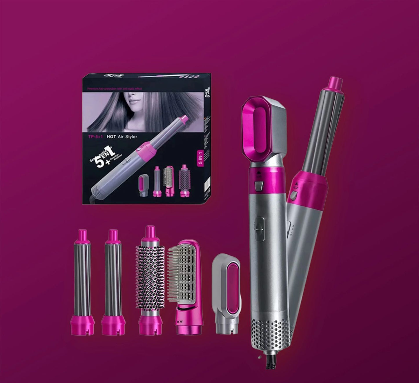 One Step 5 In 1 Hot Air Styler
