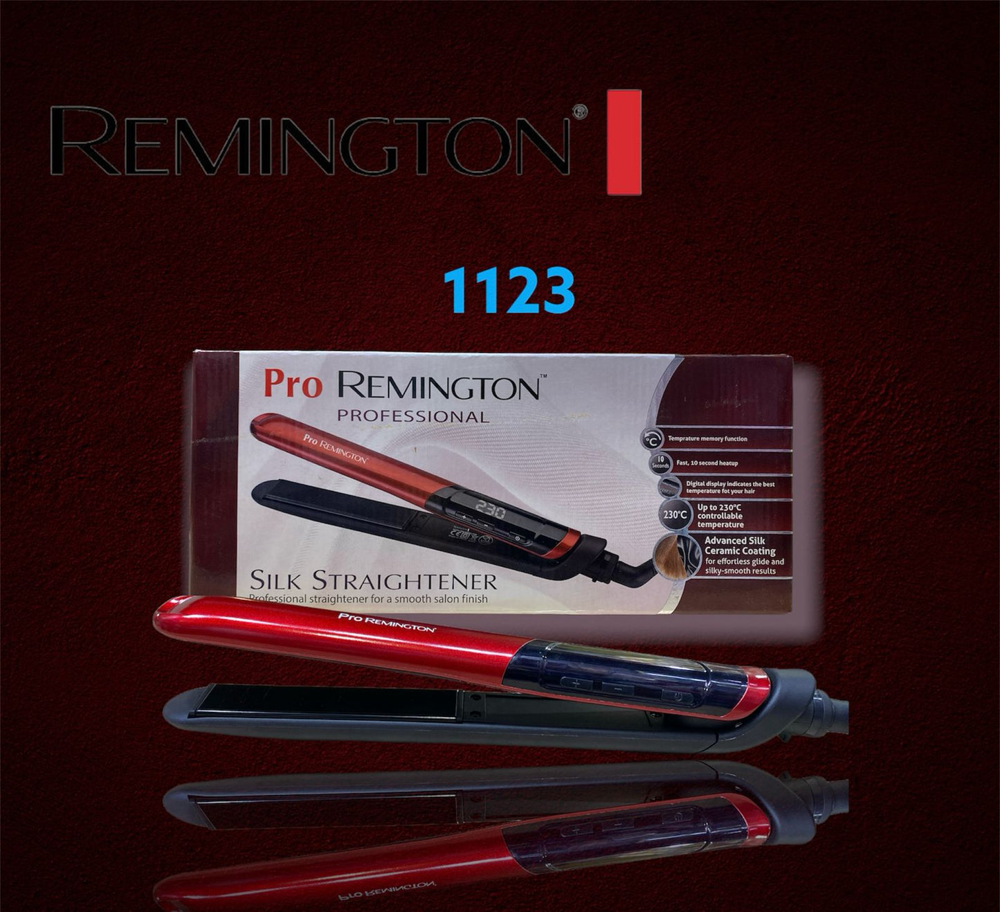 Remington Silk Hair Straightener Model # 1123