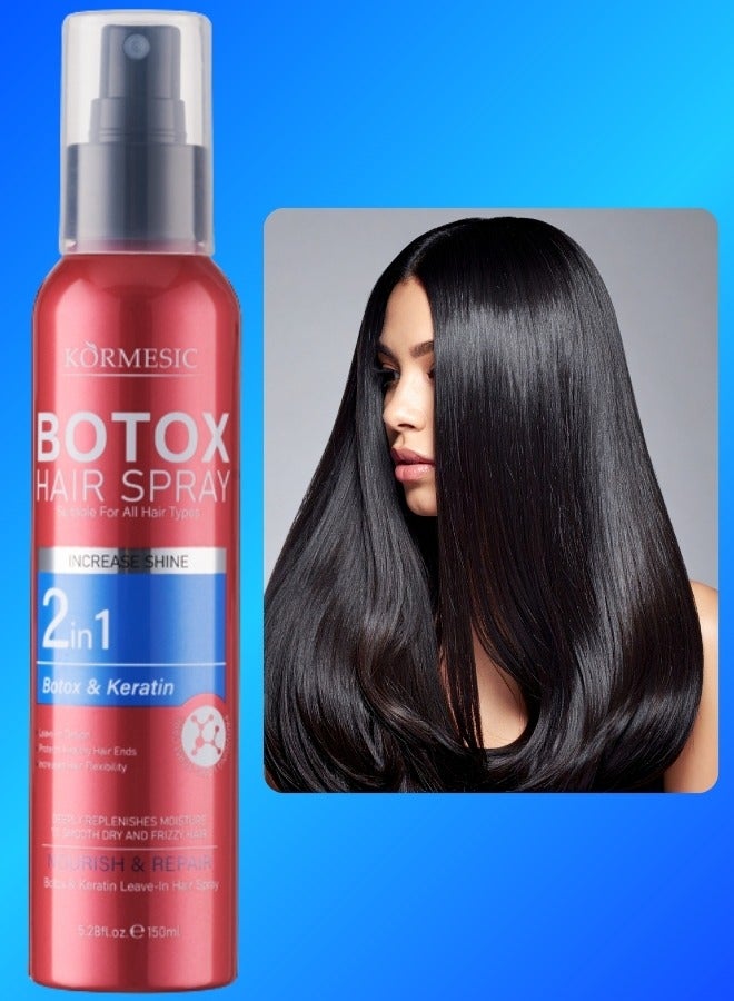 Kormesic Botox Hair Spray 2 in 1 Botox And Keratin Leave-in Hair Spray