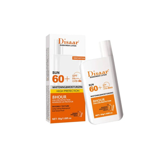 Disaar Whitening and Moisturizing Sunblock Sunscreen Lotion SPF 60 – 50g