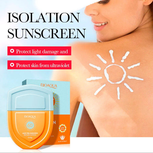 Bioaqua Spf60+ Pa+++ Aloe Vera Sunscreen 40g