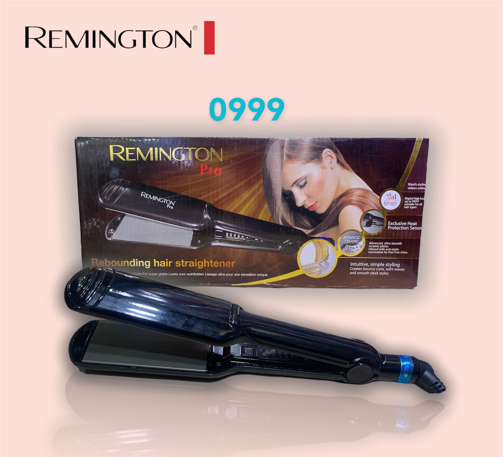 Hair Straightener Alaciadora Remington Pro Titanium Flat Iron