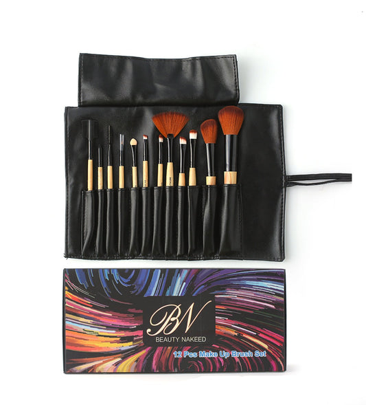 Beauty Naked 12 pcs Brush Set