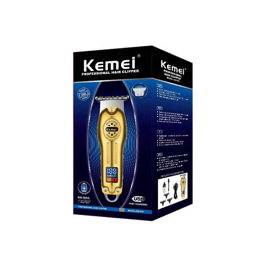 KEMEI-678 USB Charging Clipper Hair Nose Trimmer