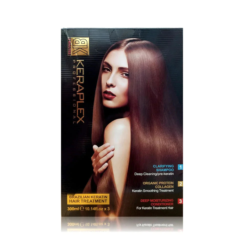 Keraplex Professional Brazilian Keratin Hair Treatment Kit 300ml GB Cosmetics