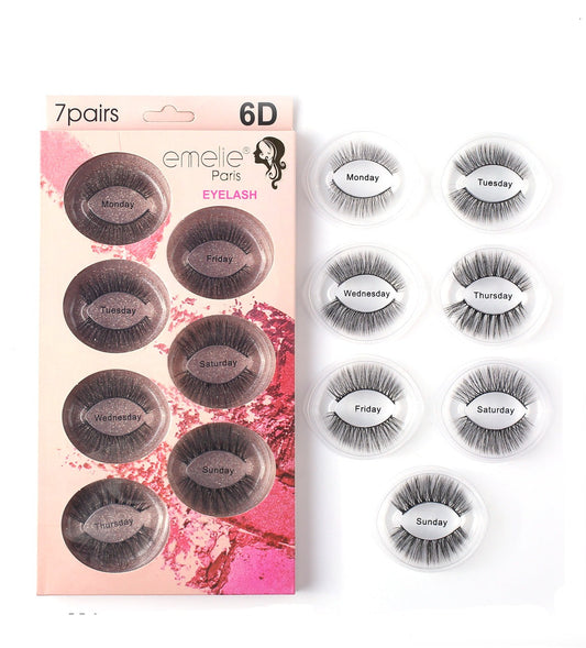 Emelie Eyelashes 7 pcs pack