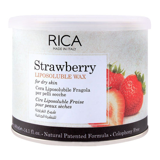 RICA Strawberry Liposoluble Soft Wax for Sensitive Skin