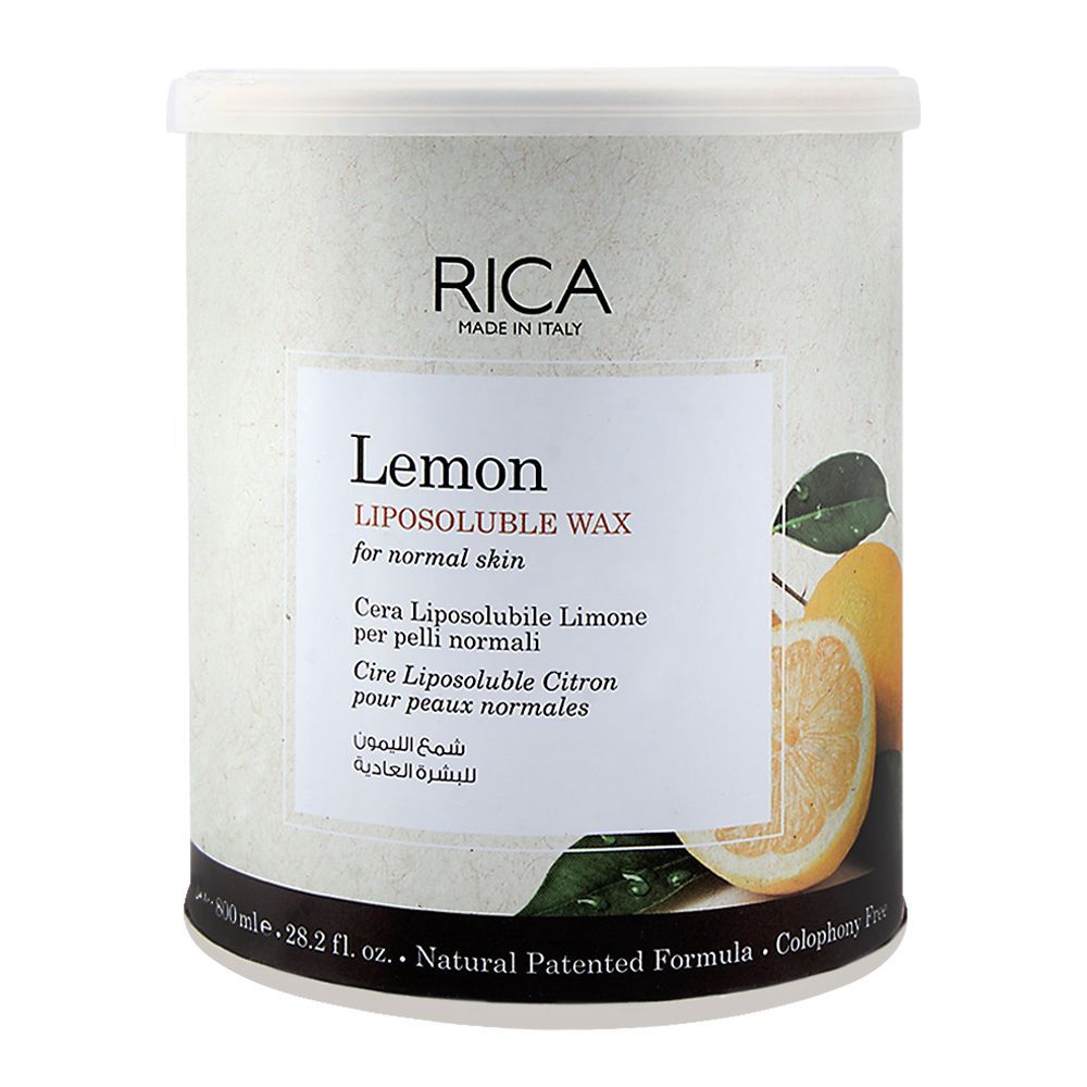 RICA LIPOSOLUBLE WAX FOR NORMAL SKIN LEMON