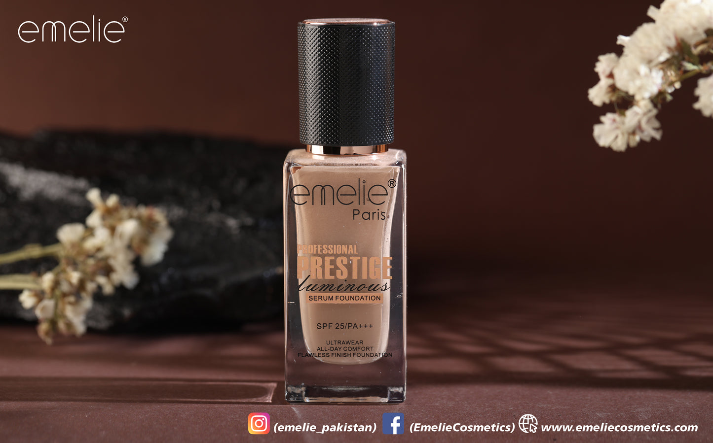 Emelie Prestige Luminous Serum Foundation – SPF 25/PA+++