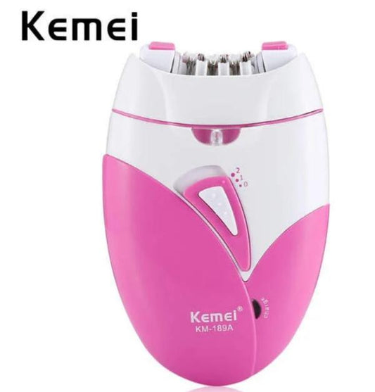 Kemei KM-189A Women Electric Epilator Shaver Rechargeable