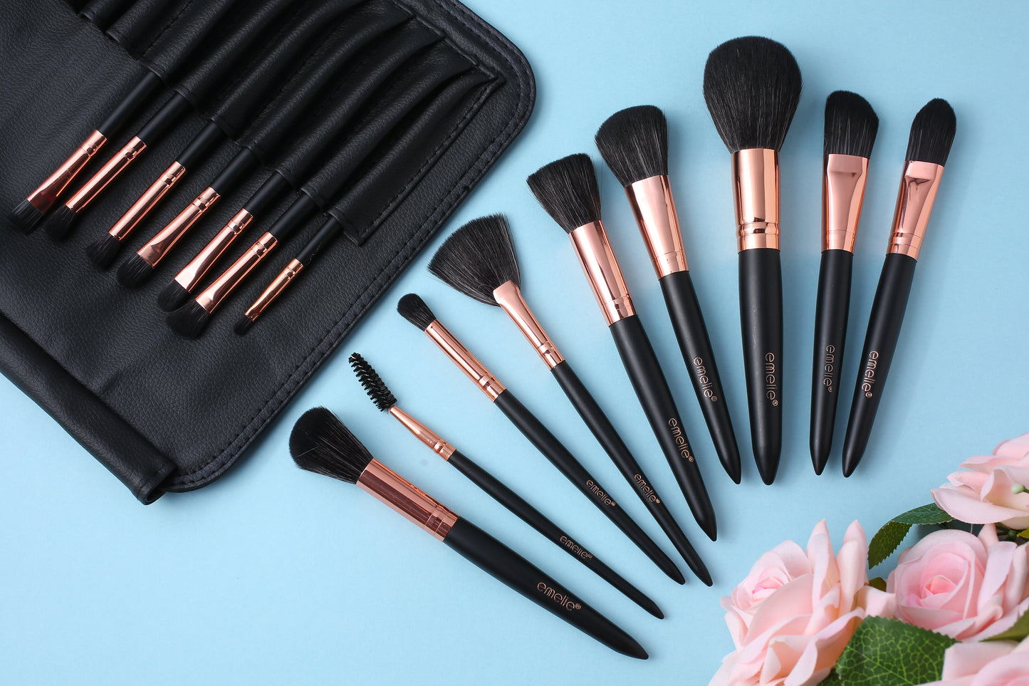 Emelie 16 Pcs Makeup Brush Set