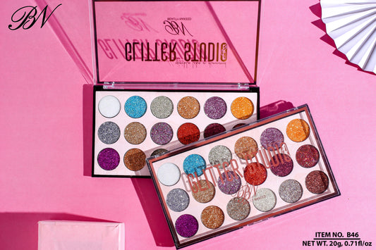 Beauty Naked 18 Colour Glitter Kit