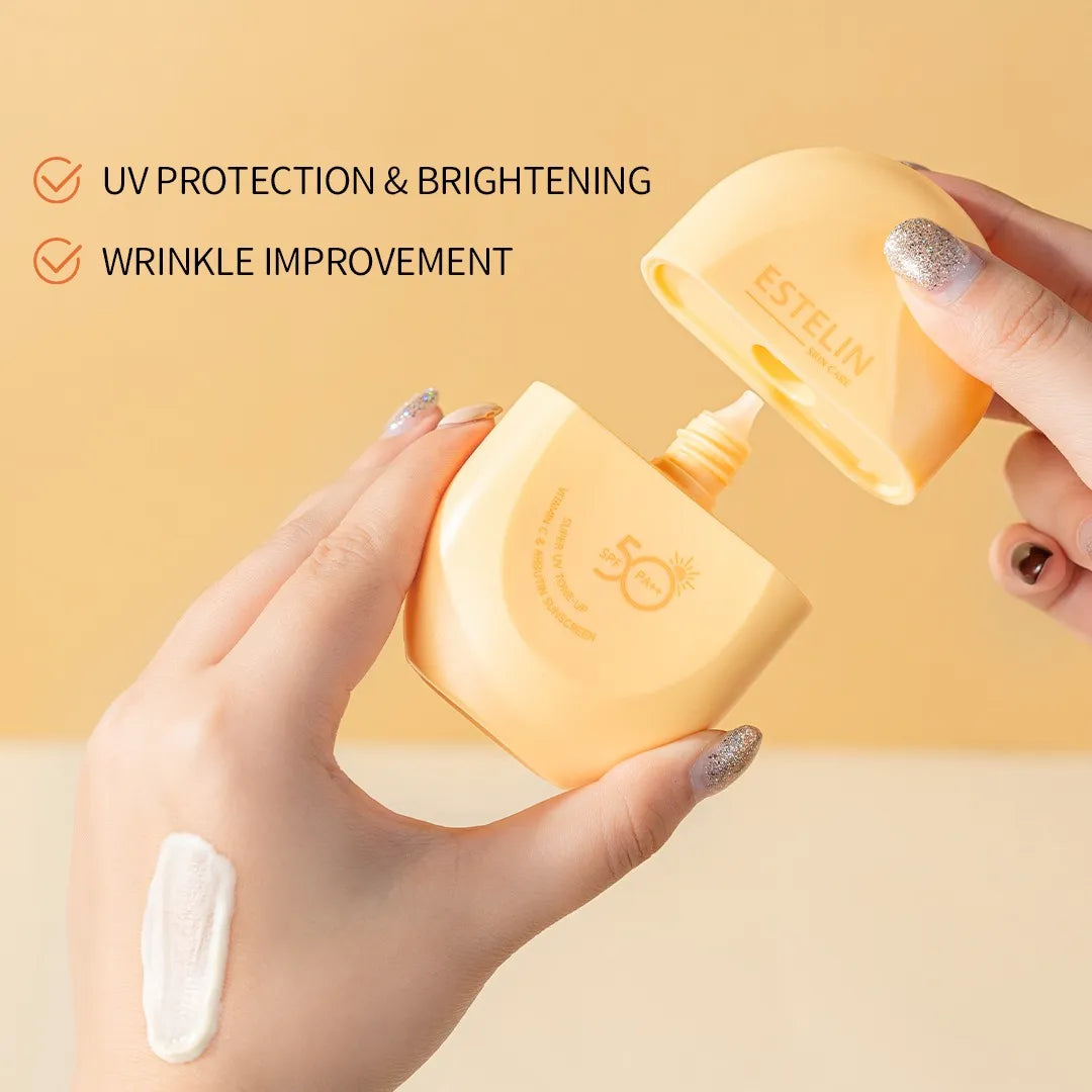 ESTELIN Super UV Tone-up Vitamin C & Arbutin Sunscreen