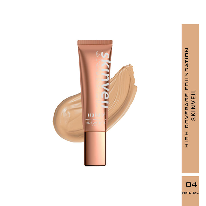 Maliao Skin Veil High Coverage Foundation - Flawless Radiance for All Skin Tones