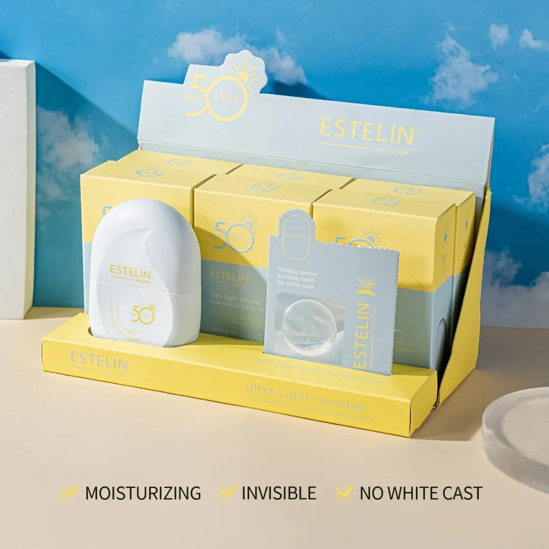 ESTELIN Ultra Light Invisible Hyaluronic Acid & Vitamin B5 Sunscreen SPF 50+ PA+++