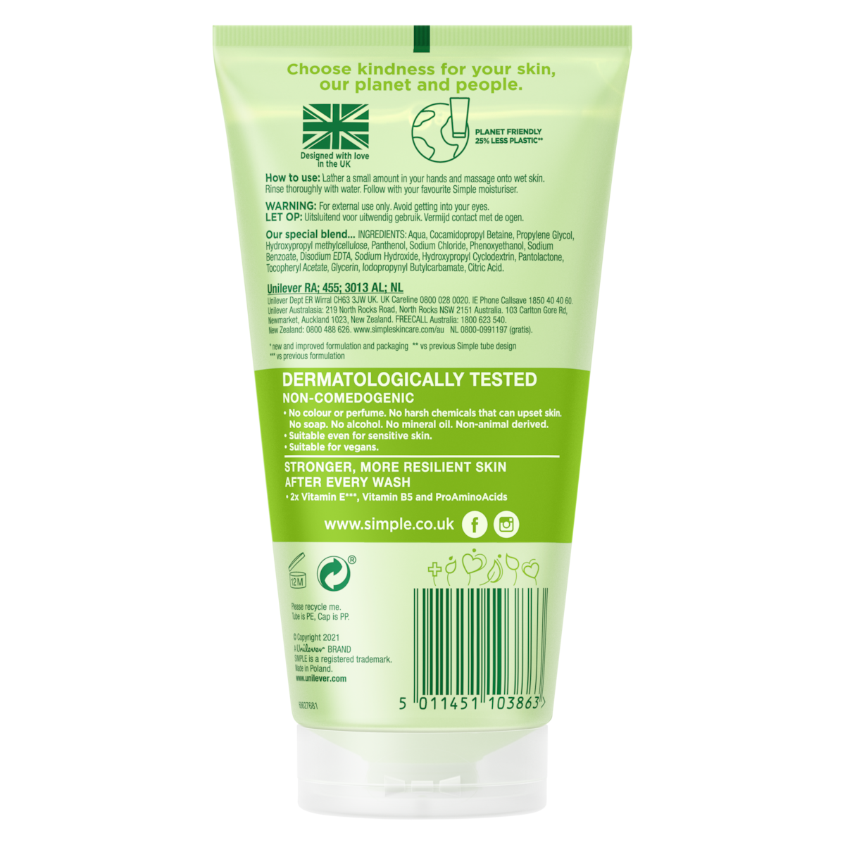 Simple Refreshing Facial Wash