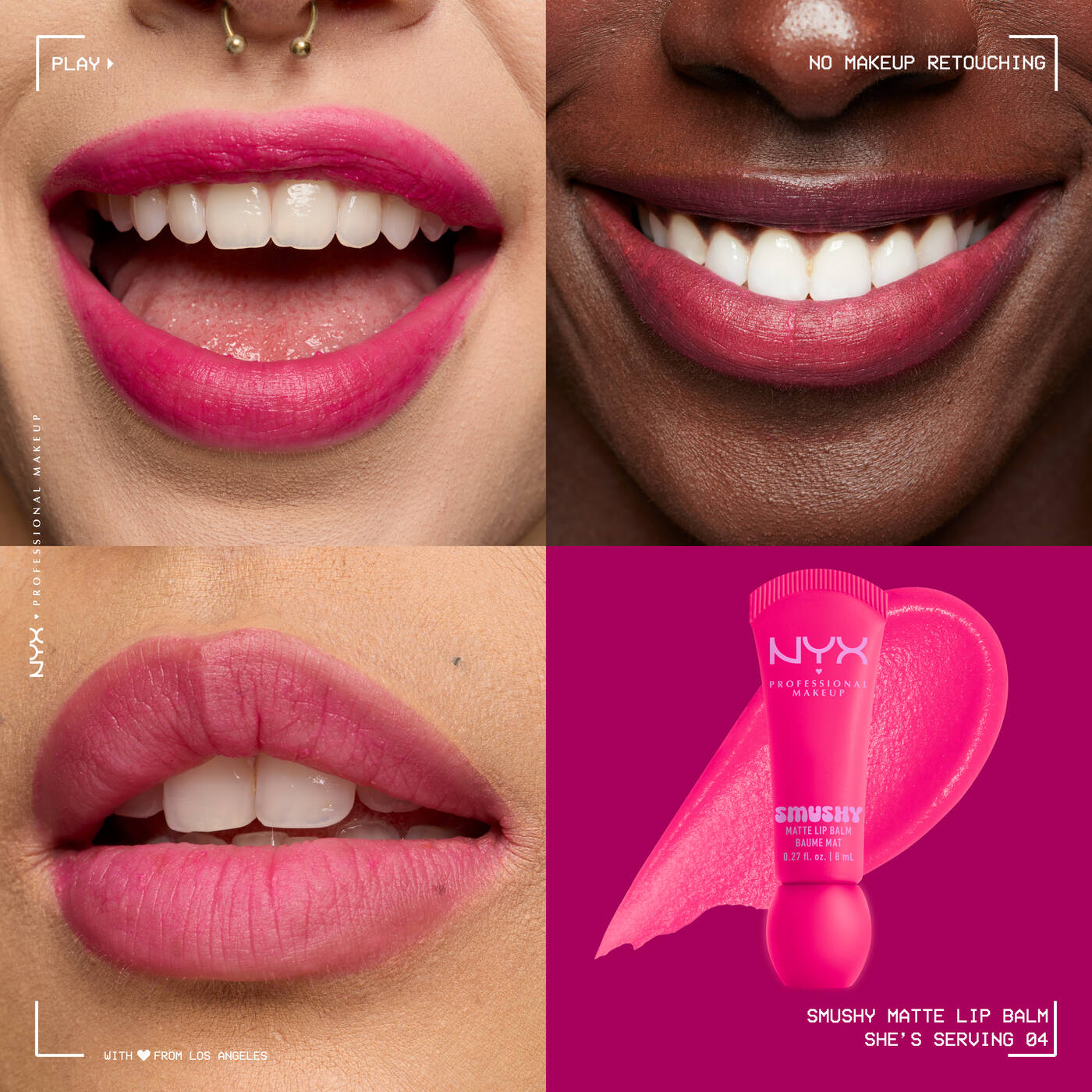 NYX SMUSHY MATTE LIP BALM 8ml