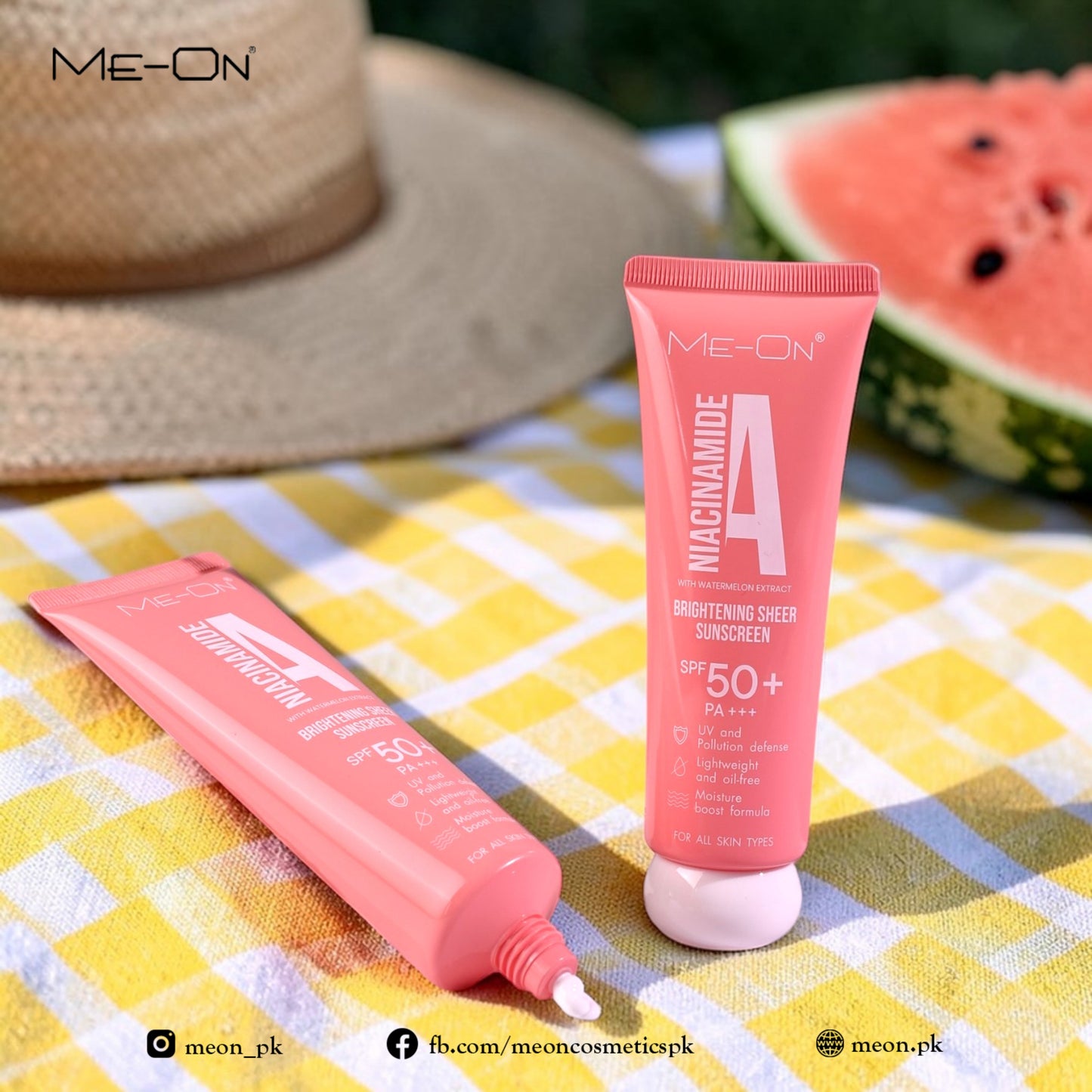 Meon Niacinamide Brightening Sheer Sunscreen (SPF 50+ PA+++)