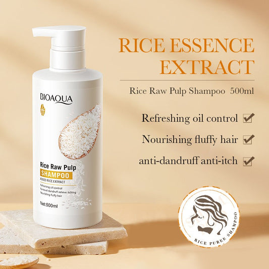 Bioaqua Rice Raw Pulp Shampoo