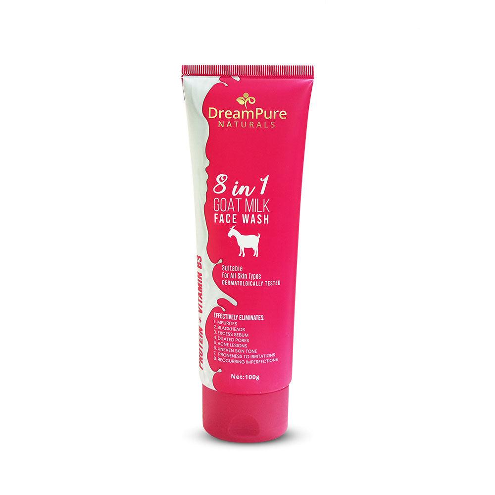 Dream Pure 8 In 1 Goat Milk Face Wash