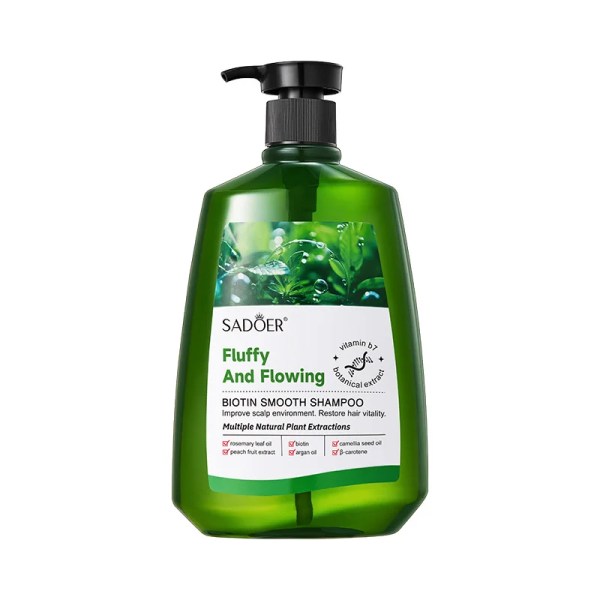 SADOER Biotin Smooth Shampoo – Fluffy, Soft & Volumizing Hair Care