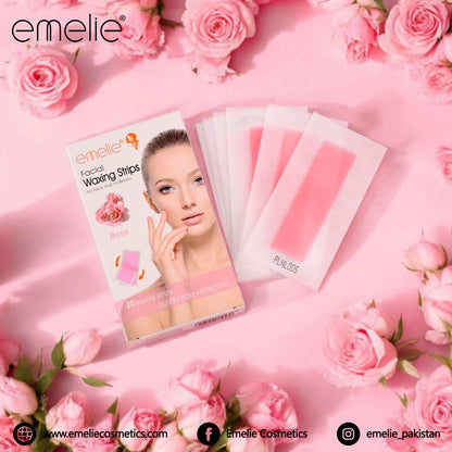 Emelie Face Wax Strips 20 pcs