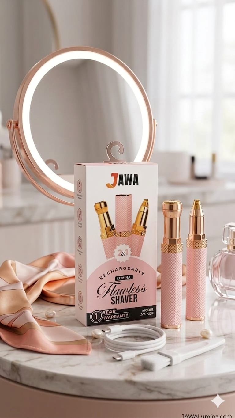 JAWA 2-in-1 Rechargeable Flawless Shaver JW-1022
