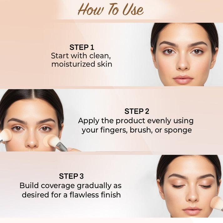 Maliao® Match Me Foundation – Natural Skin Finish
