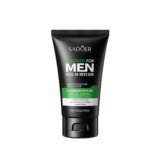 SADOER Men's Cool Oil Control Salicylic Acid Mud Cleanser 100g