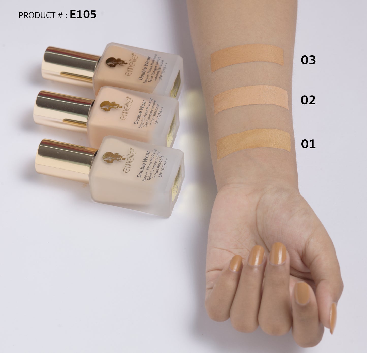 Emelie Double Wear Foundation SPF 10/PA++