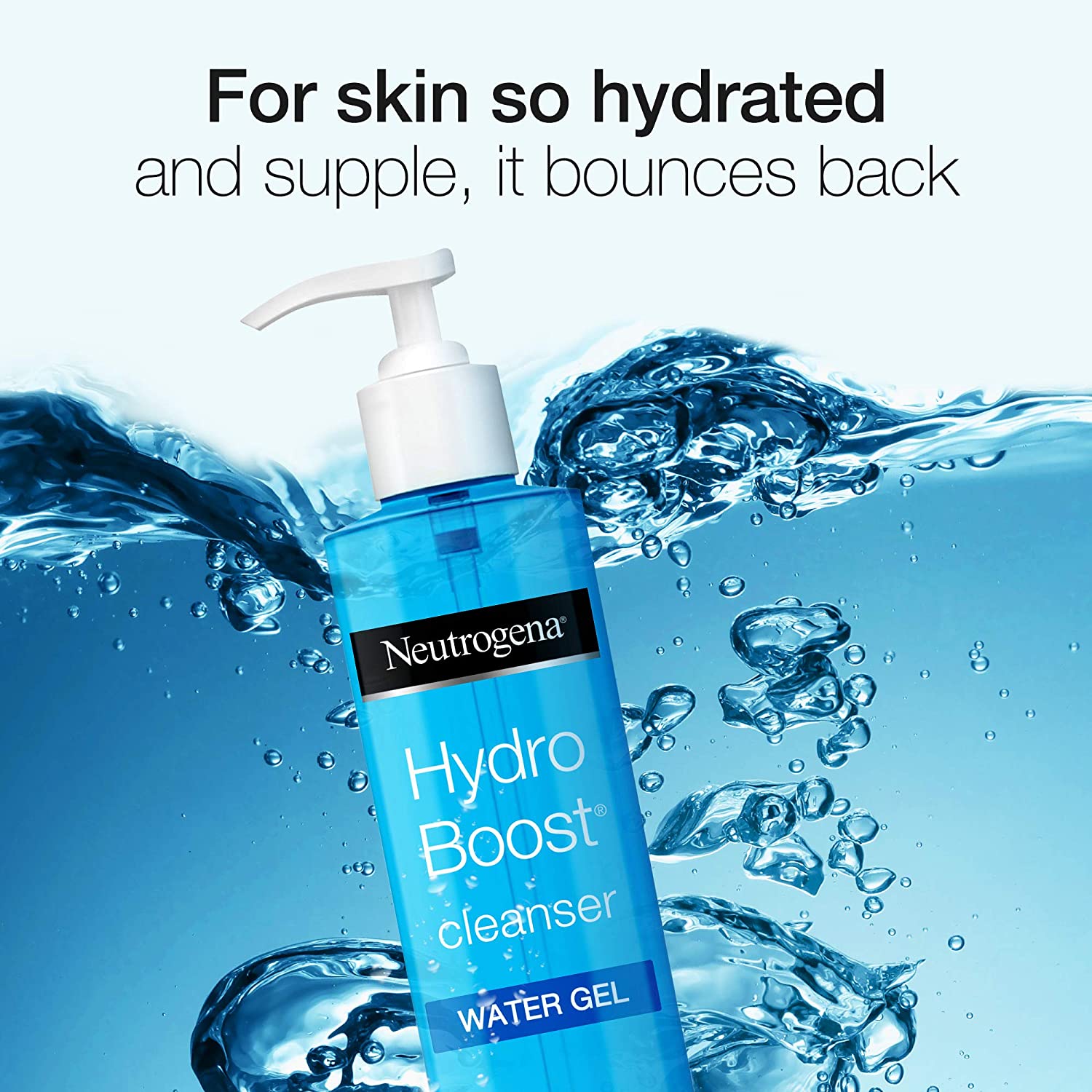 Neutrogena Hydro Boost Water Gel Cleanser 200ML GB Cosmetics