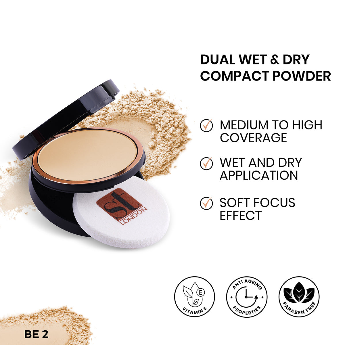 ST London - Dual Wet & Dry Compact Powder